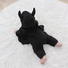 Black Color Devil Shaped Halloween Onesies - Happy Coo Black Color Devil Shaped Halloween Onesies - Happy Coo