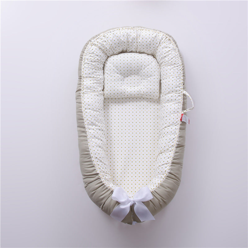 Super Soft Foldable Baby Pillow Crib - Happy Coo Super Soft Foldable Baby Pillow Crib - Happy Coo