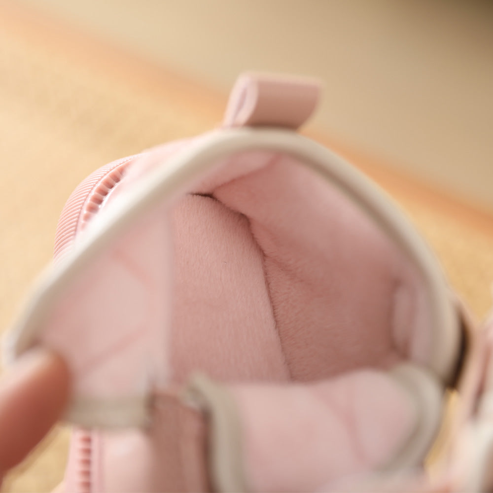 Girl Baby Simple Bow Cotton Casual Shoes - Happy Coo Girl Baby Simple Bow Cotton Casual Shoes - Happy Coo