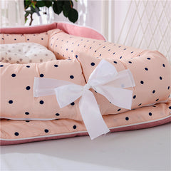 Cute Design's Portable & Foldable Cotton Baby Bed - Happy Coo Cute Design's Portable & Foldable Cotton Baby Bed - Happy Coo