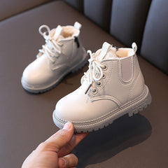 Kids Waterproof Leather Boots - Happy Coo Kids Waterproof Leather Boots - Happy Coo