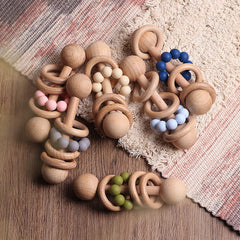 Beech rattle baby teeth toy - Happy Coo Beech rattle baby teeth toy - Happy Coo