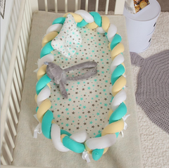 Portable Super Soft Cotton Crib - Happy Coo Portable Super Soft Cotton Crib - Happy Coo