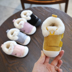 Toddler's Velvet Shoes - Happy Coo Toddler's Velvet Shoes - Happy Coo