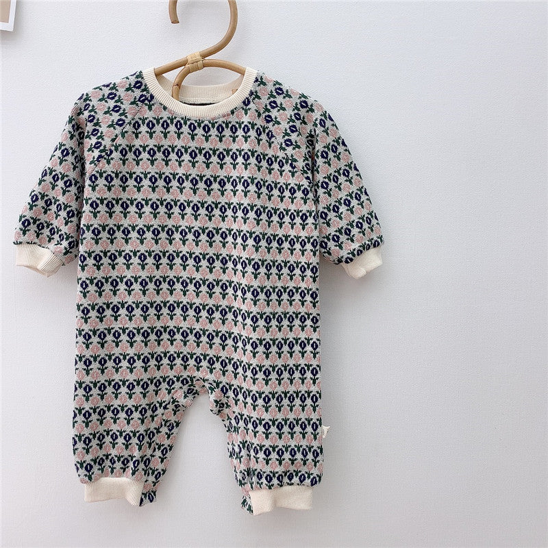 Long-Sleeved One-Piece for New Baby - Happy Coo Long-Sleeved One-Piece for New Baby - Happy Coo