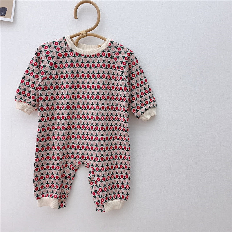Long-Sleeved One-Piece for New Baby - Happy Coo Long-Sleeved One-Piece for New Baby - Happy Coo