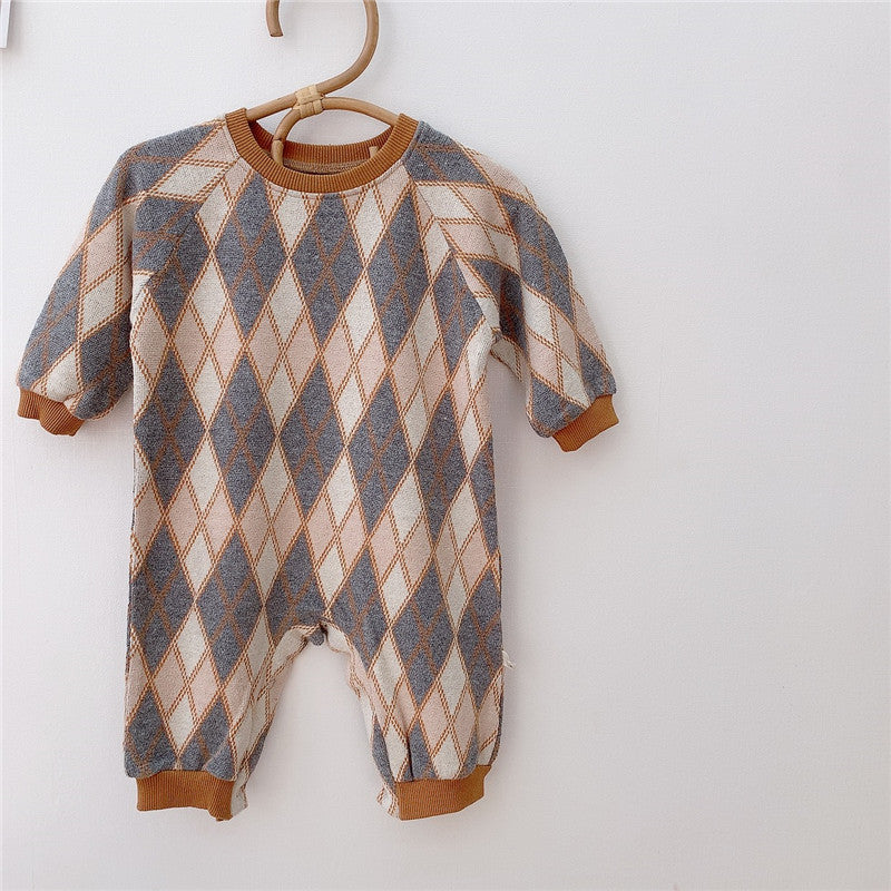 Long-Sleeved One-Piece for New Baby - Happy Coo Long-Sleeved One-Piece for New Baby - Happy Coo
