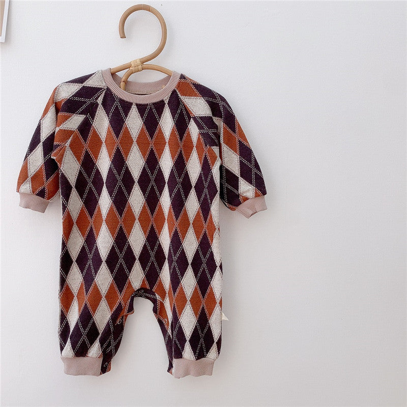 Long-Sleeved One-Piece for New Baby - Happy Coo Long-Sleeved One-Piece for New Baby - Happy Coo