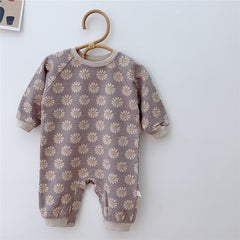 Long-Sleeved One-Piece for New Baby - Happy Coo Long-Sleeved One-Piece for New Baby - Happy Coo