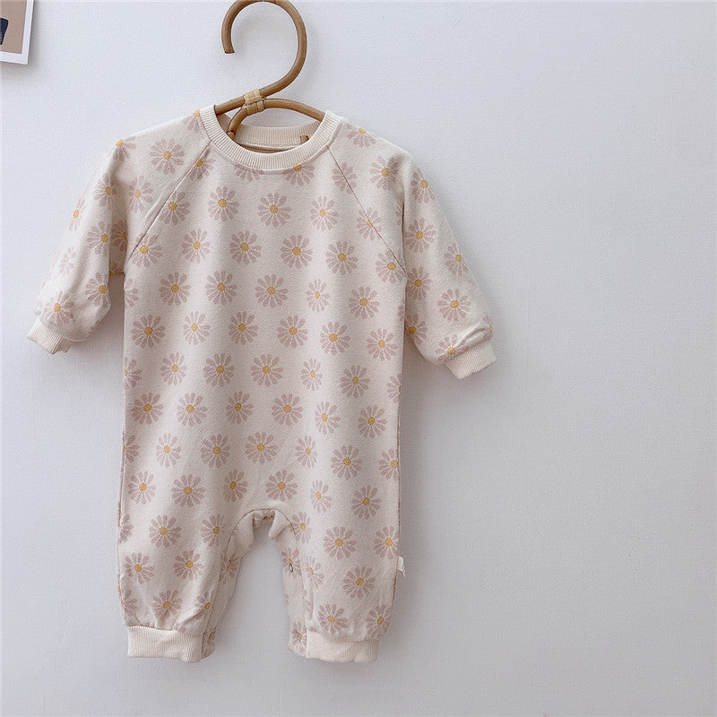 Long-Sleeved One-Piece for New Baby - Happy Coo Long-Sleeved One-Piece for New Baby - Happy Coo