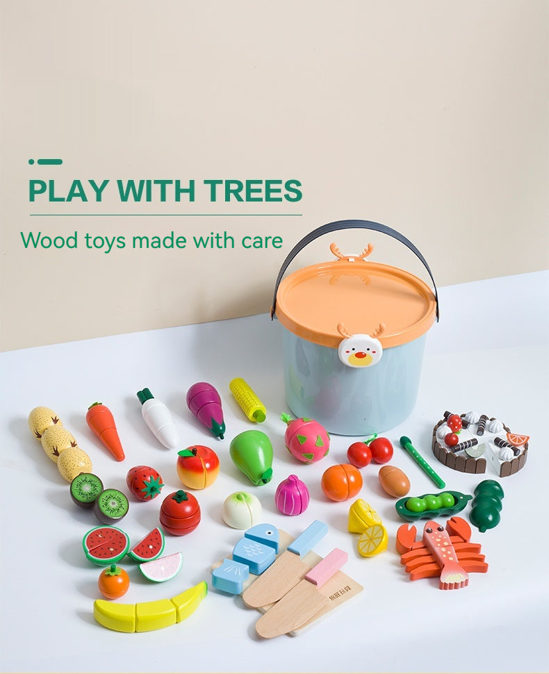 Baby Stroller Wooden Push Toy - Happy Coo Baby Stroller Wooden Push Toy - Happy Coo