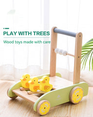 Baby Stroller Wooden Push Toy - Happy Coo Baby Stroller Wooden Push Toy - Happy Coo