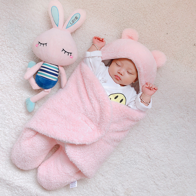 Baby Quilt Thickened Plush Split Sleeping Bag - Happy Coo Baby Quilt Thickened Plush Split Sleeping Bag - Happy Coo