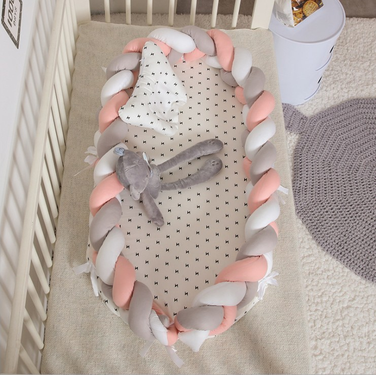 Portable Super Soft Cotton Crib - Happy Coo Portable Super Soft Cotton Crib - Happy Coo