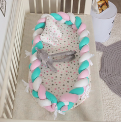 Portable Super Soft Cotton Crib - Happy Coo Portable Super Soft Cotton Crib - Happy Coo
