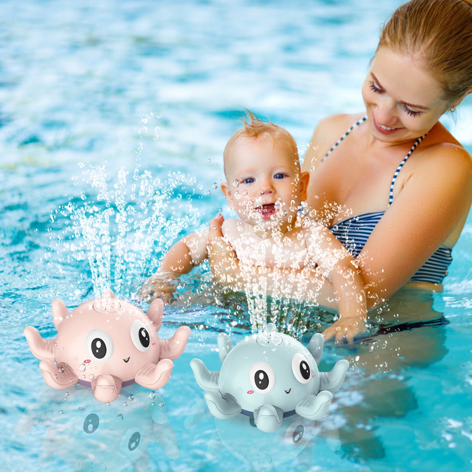 Flashing Water Spray for Bath Fun - Happy Coo Flashing Water Spray for Bath Fun - Happy Coo