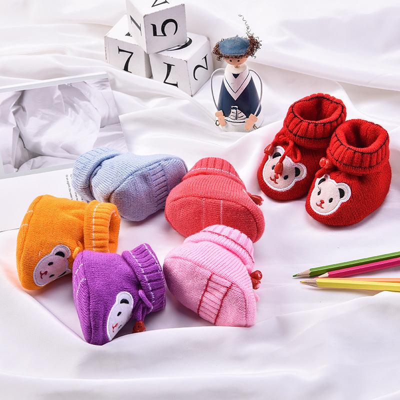 Embroidered Newborn Baby's Shoes - Happy Coo Embroidered Newborn Baby's Shoes - Happy Coo