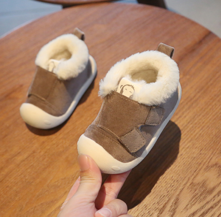 Toddler's Velvet Shoes - Happy Coo Toddler's Velvet Shoes - Happy Coo