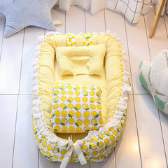 Baby Portable Removable And Washable Crib - Happy Coo Baby Portable Removable And Washable Crib - Happy Coo