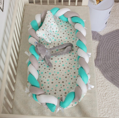Portable Super Soft Cotton Crib - Happy Coo Portable Super Soft Cotton Crib - Happy Coo