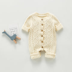 Baby Cotton and Woolen Bodysuit - Happy Coo Baby Cotton and Woolen Bodysuit - Happy Coo