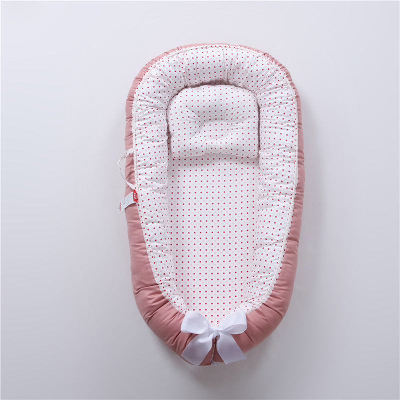 Super Soft Foldable Baby Pillow Crib - Happy Coo Super Soft Foldable Baby Pillow Crib - Happy Coo