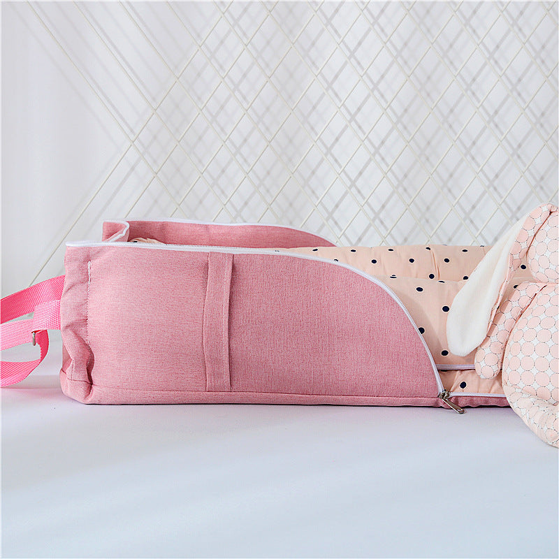 Cute Design's Portable & Foldable Cotton Baby Bed - Happy Coo Cute Design's Portable & Foldable Cotton Baby Bed - Happy Coo
