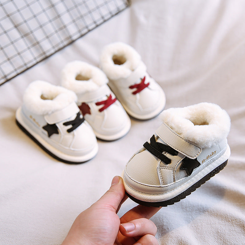 Super Warm Snow Leather Shoes for Toddler - Happy Coo Super Warm Snow Leather Shoes for Toddler - Happy Coo