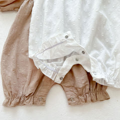 Short-sleeved Baby's Jumpsuit - Happy Coo Short-sleeved Baby's Jumpsuit - Happy Coo