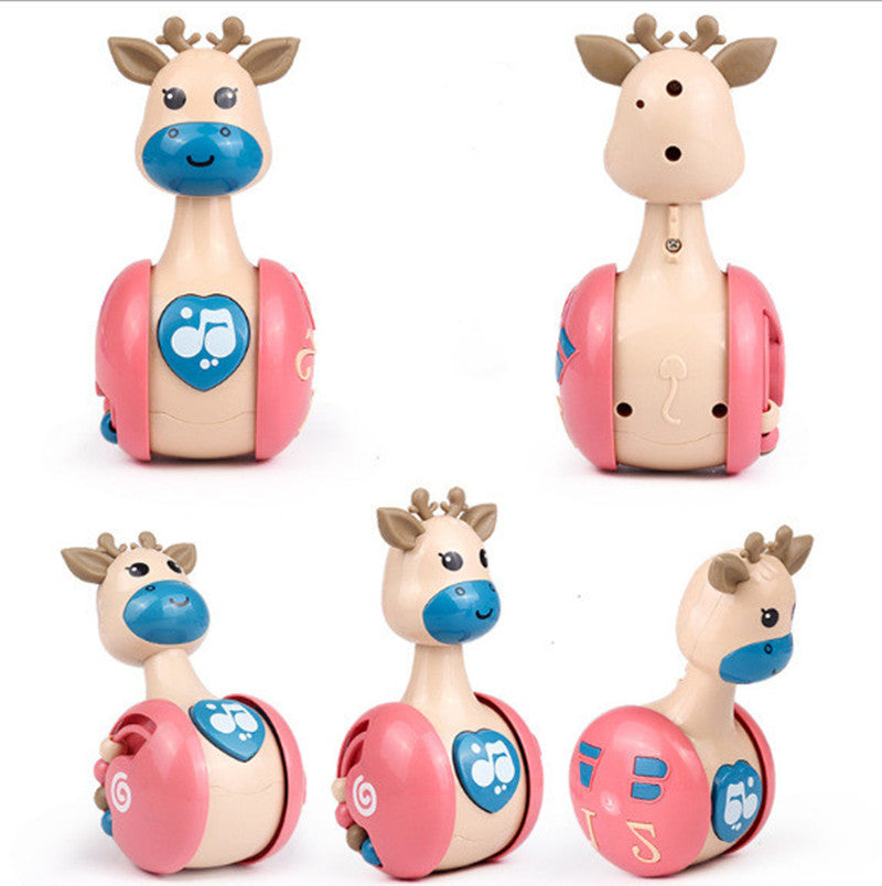 Deer Tumbler Rattle Toy - Happy Coo Deer Tumbler Rattle Toy - Happy Coo