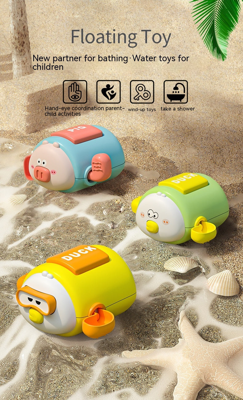 Cartoon Clockwork Bath Water Toys - Happy Coo Cartoon Clockwork Bath Water Toys - Happy Coo