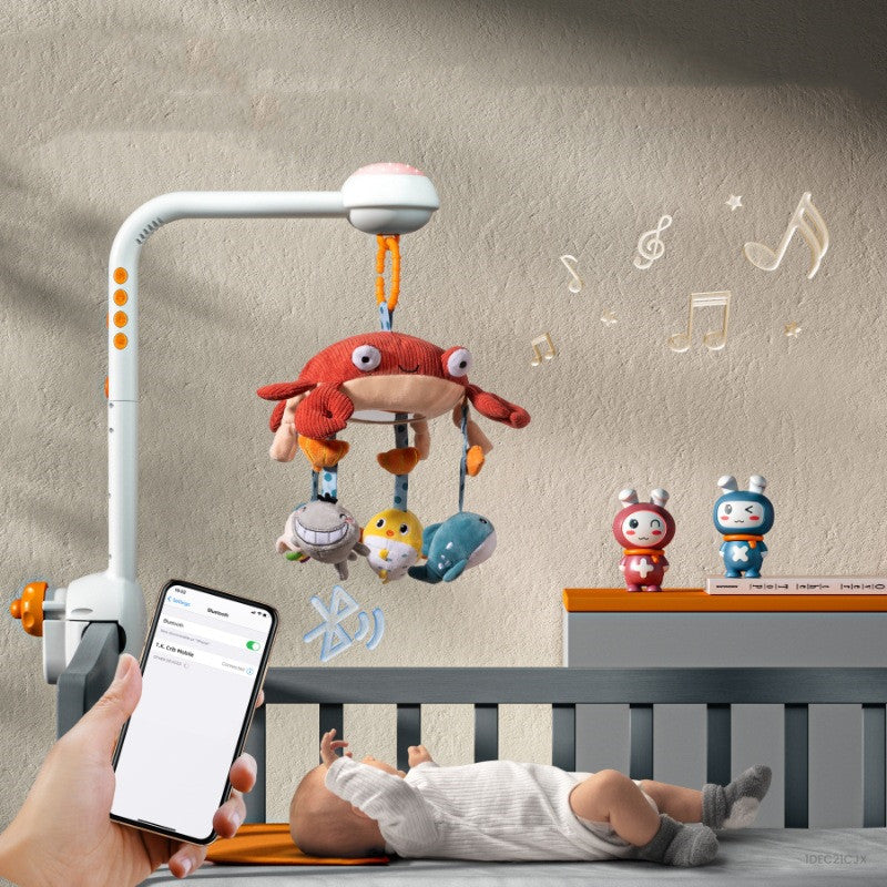 Baby Bed Bell Plush Toy Projection - Happy Coo Baby Bed Bell Plush Toy Projection - Happy Coo