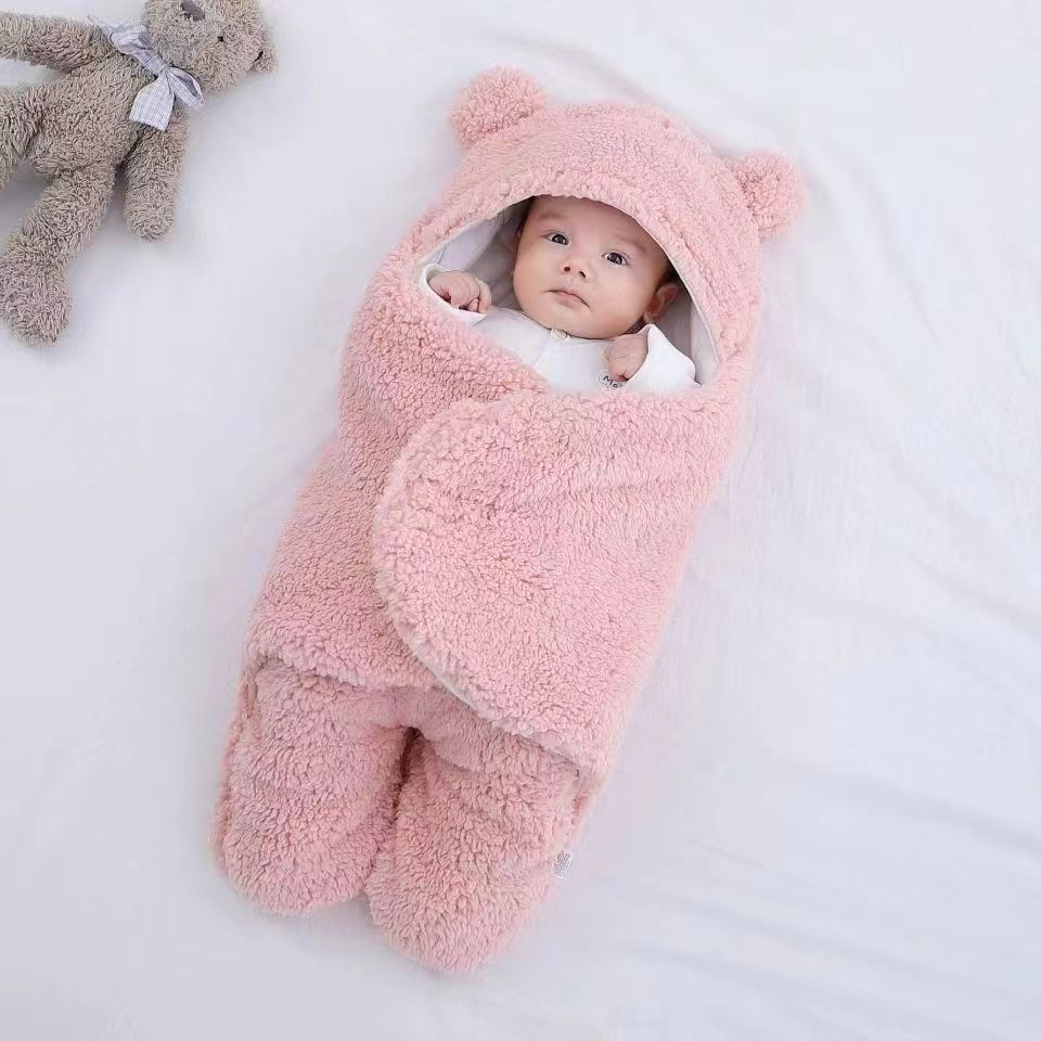 Baby Quilt Thickened Plush Split Sleeping Bag - Happy Coo Baby Quilt Thickened Plush Split Sleeping Bag - Happy Coo