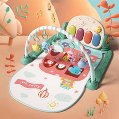 Baby Fitness Frame Toy Music Crawling Blanket - Happy Coo Baby Fitness Frame Toy Music Crawling Blanket - Happy Coo