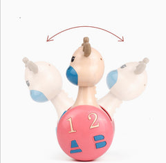 Deer Tumbler Rattle Toy - Happy Coo Deer Tumbler Rattle Toy - Happy Coo