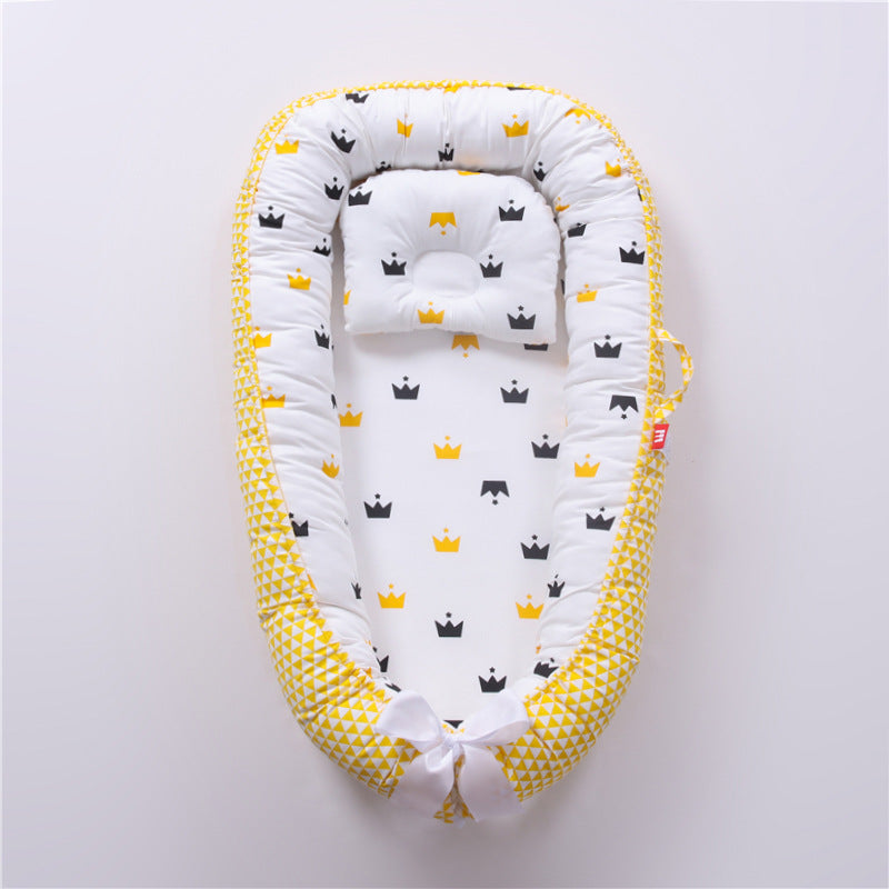 Super Soft Foldable Baby Pillow Crib - Happy Coo Super Soft Foldable Baby Pillow Crib - Happy Coo