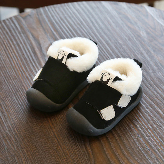Toddler's Velvet Shoes - Happy Coo Toddler's Velvet Shoes - Happy Coo