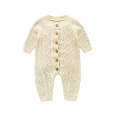 Baby Cotton and Woolen Bodysuit - Happy Coo Baby Cotton and Woolen Bodysuit - Happy Coo