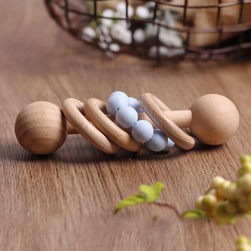 Beech rattle baby teeth toy - Happy Coo Beech rattle baby teeth toy - Happy Coo