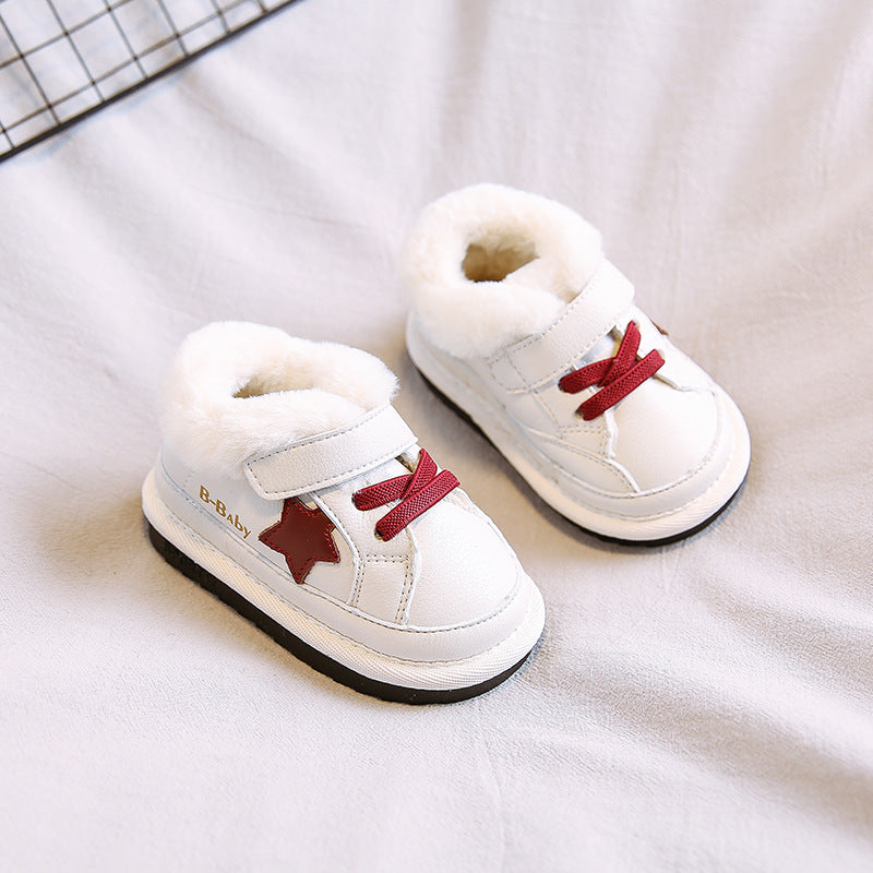 Super Warm Snow Leather Shoes for Toddler - Happy Coo Super Warm Snow Leather Shoes for Toddler - Happy Coo