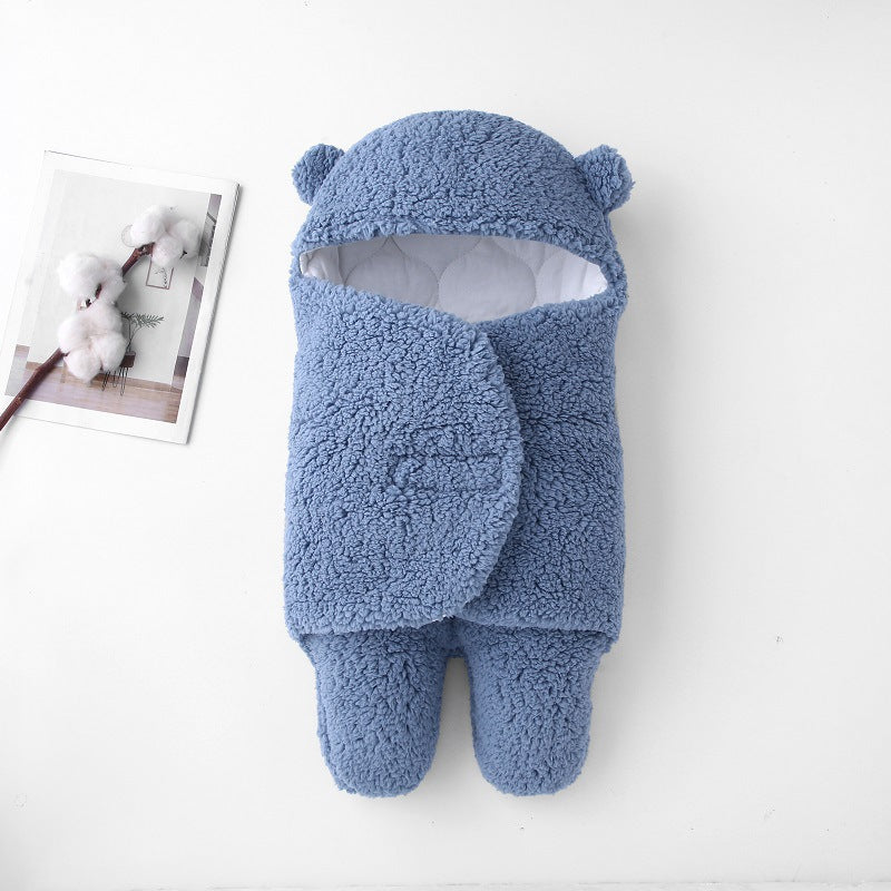 Baby Quilt Thickened Plush Split Sleeping Bag - Happy Coo Baby Quilt Thickened Plush Split Sleeping Bag - Happy Coo
