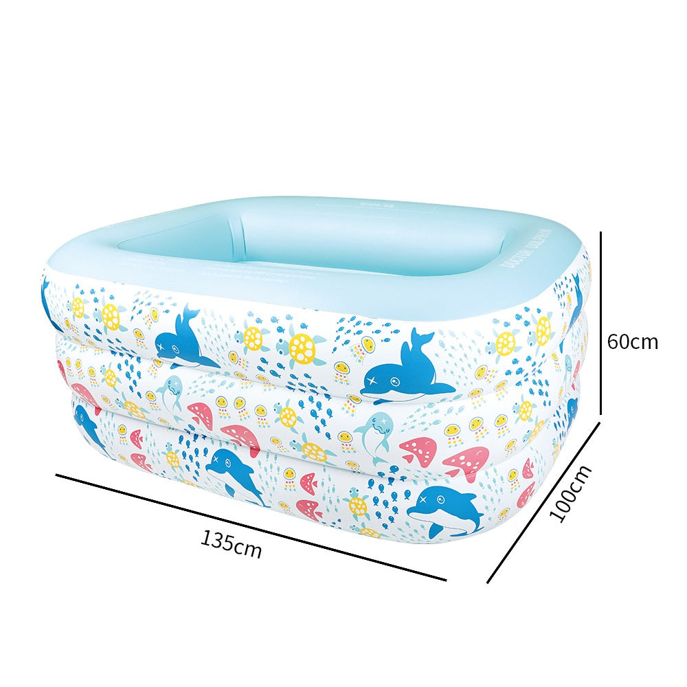 Children's Inflatable Pool Baby Swimming Paddling Pool - Happy Coo Children's Inflatable Pool Baby Swimming Paddling Pool - Happy Coo