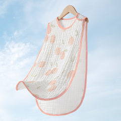 Cotton Gauze Sleeveless Newborn Sleeping Bag - Happy Coo Cotton Gauze Sleeveless Newborn Sleeping Bag - Happy Coo