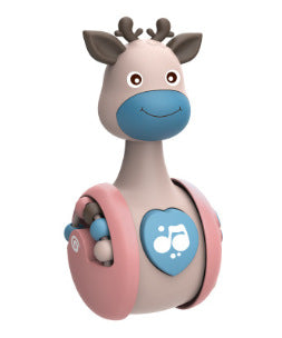 Deer Tumbler Rattle Toy - Happy Coo Deer Tumbler Rattle Toy - Happy Coo