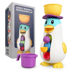 Baby Bathroom Bathing Penguin Water Wagon Toy - Happy Coo Baby Bathroom Bathing Penguin Water Wagon Toy - Happy Coo