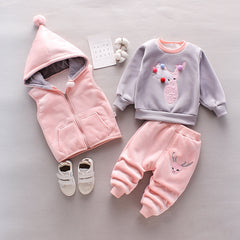 Baby Winter Clothes (Three-piece Set) Baby Winter Clothes (Three-piece Set)
