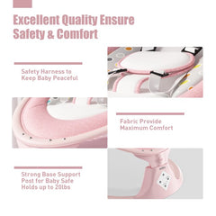 Multifunctional Electric Rocking Chair For Baby - Happy Coo Multifunctional Electric Rocking Chair For Baby - Happy Coo