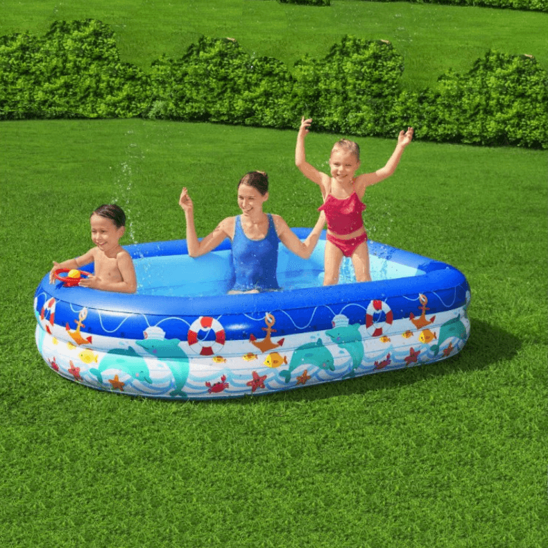 Sunshade Pool Children's Paddling Swimming Pool - Happy Coo Sunshade Pool Children's Paddling Swimming Pool - Happy Coo