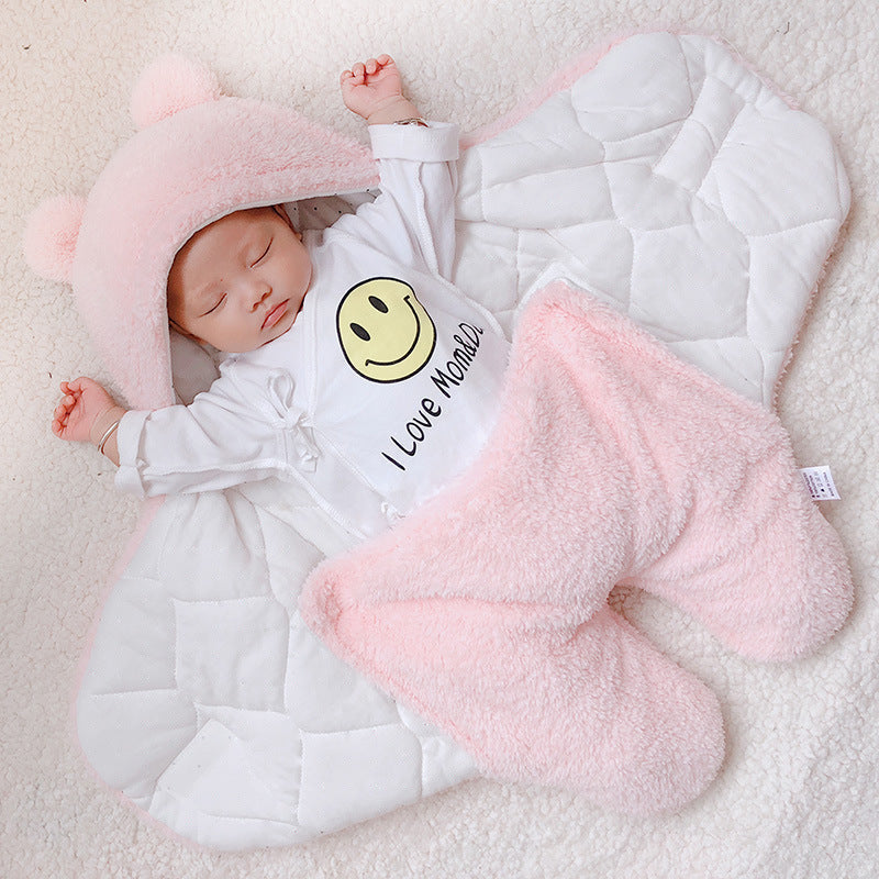 Baby Quilt Thickened Plush Split Sleeping Bag - Happy Coo Baby Quilt Thickened Plush Split Sleeping Bag - Happy Coo