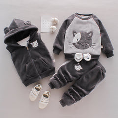 Baby Winter Clothes (Three-piece Set) Baby Winter Clothes (Three-piece Set)